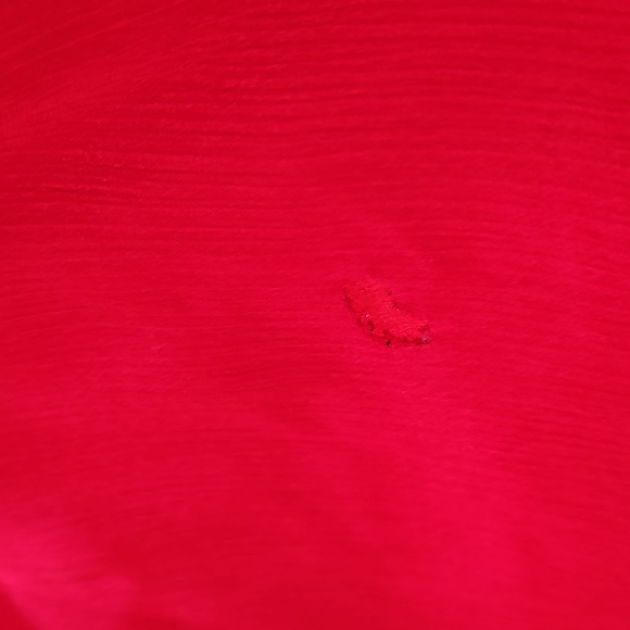 Free People Red Velvet/Chiffon Ballerina Dress - Picture 11 of 12